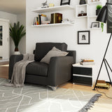 Commode avec deux tiroirs de 40 cm de hauteur et 40 cm de largeur, séjour, chambre, couloir, placard, buffet, buffet haut, beaucoup d'espace de rangement.