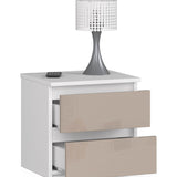 Commode avec deux tiroirs de 40 cm de hauteur et 40 cm de largeur, séjour, chambre, couloir, placard, buffet, buffet haut, beaucoup d'espace de rangement.