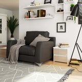 Commode avec deux tiroirs de 40 cm de hauteur et 40 cm de largeur, séjour, chambre, couloir, placard, buffet, buffet haut, beaucoup d'espace de rangement.