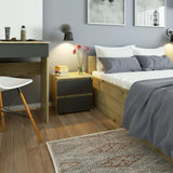 Commode avec deux tiroirs de 40 cm de hauteur et 40 cm de largeur, séjour, chambre, couloir, placard, buffet, buffet haut, beaucoup d'espace de rangement.