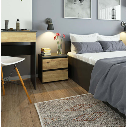 Kommode mit zwei Schubladen 40 cm hoch und 40 cm breit, Wohnzimmer, Schlafzimmer, Flur, Schrank, Sideboard, Highboard, viel Stauraum