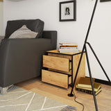 Commode avec deux tiroirs de 40 cm de hauteur et 40 cm de largeur, séjour, chambre, couloir, placard, buffet, buffet haut, beaucoup d'espace de rangement.