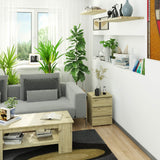 Commode à trois tiroirs, élégante, pour intérieurs minimalistes, 40x35x57cm, salon, chambre, couloir, placard, buffet, buffet haut, nombreux rangements, blanc