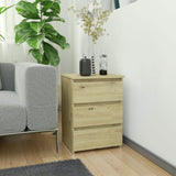 Commode à trois tiroirs, élégante, pour intérieurs minimalistes, 40x35x57cm, salon, chambre, couloir, placard, buffet, buffet haut, nombreux rangements, blanc