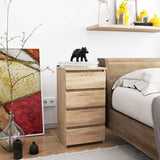 Commode à quatre tiroirs, élégante, pour intérieurs minimalistes, 74 cm de hauteur et 40 cm de largeur, salon, chambre, couloir, placard, buffet, buffet haut, nombreux rangements, blanc