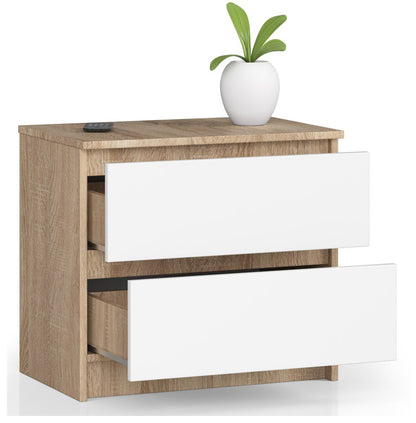 Kommode mit drei Schubladen 60 cm breit, Wohnzimmer, Schlafzimmer, Flur, Schrank, Sideboard, Highboard, viel Stauraum