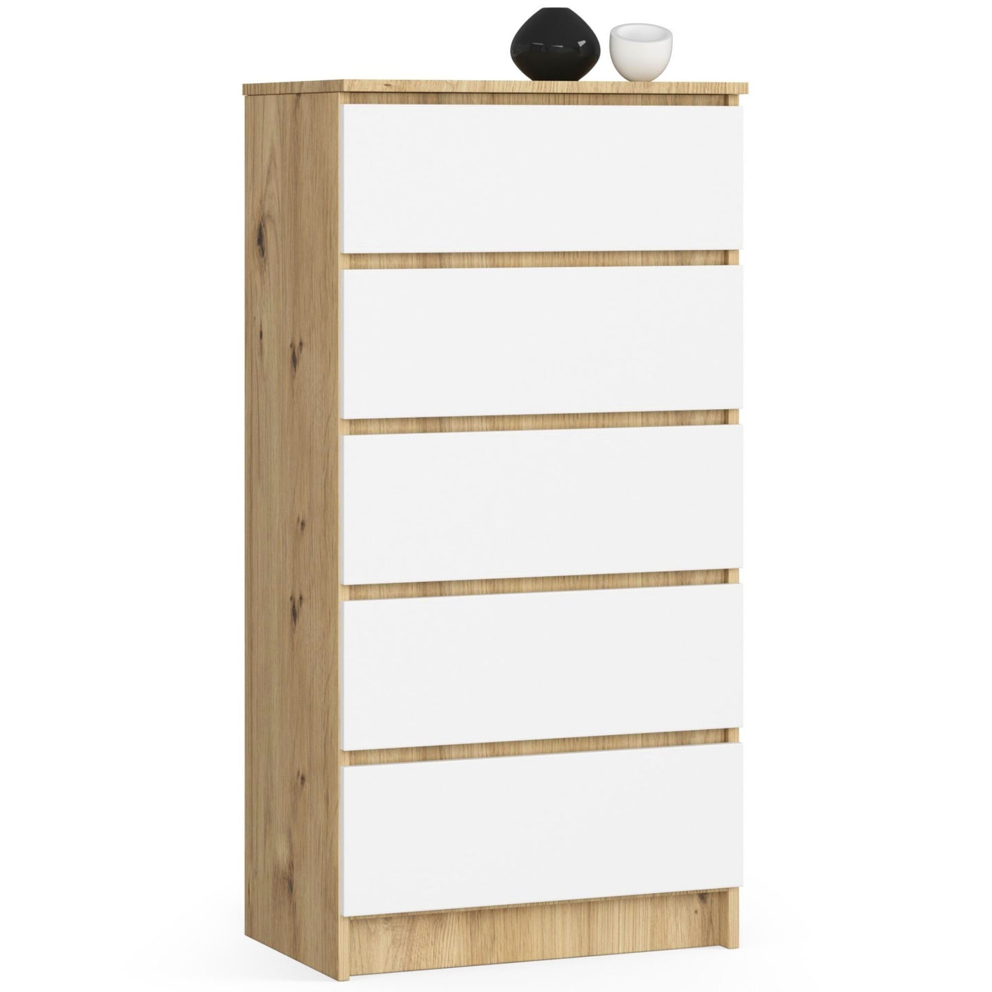 Kommode mit drei Schubladen 60 cm breit, Wohnzimmer, Schlafzimmer, Flur, Schrank, Sideboard, Highboard, viel Stauraum