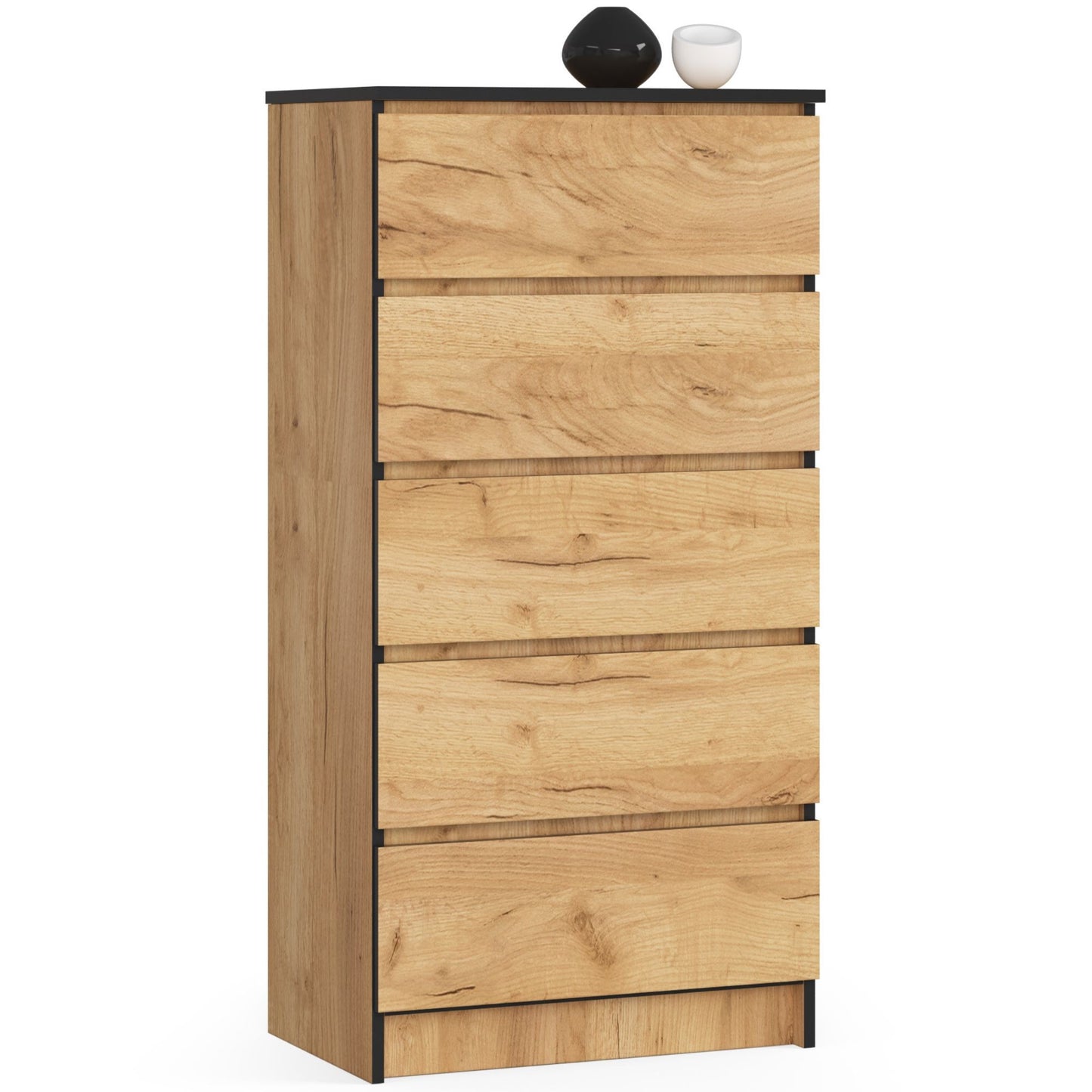 Kommode mit drei Schubladen 60 cm breit, Wohnzimmer, Schlafzimmer, Flur, Schrank, Sideboard, Highboard, viel Stauraum