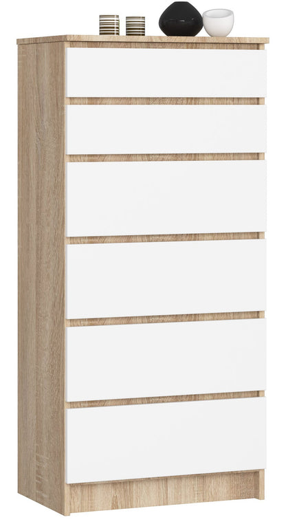 Kommode mit drei Schubladen 60 cm breit, Wohnzimmer, Schlafzimmer, Flur, Schrank, Sideboard, Highboard, viel Stauraum