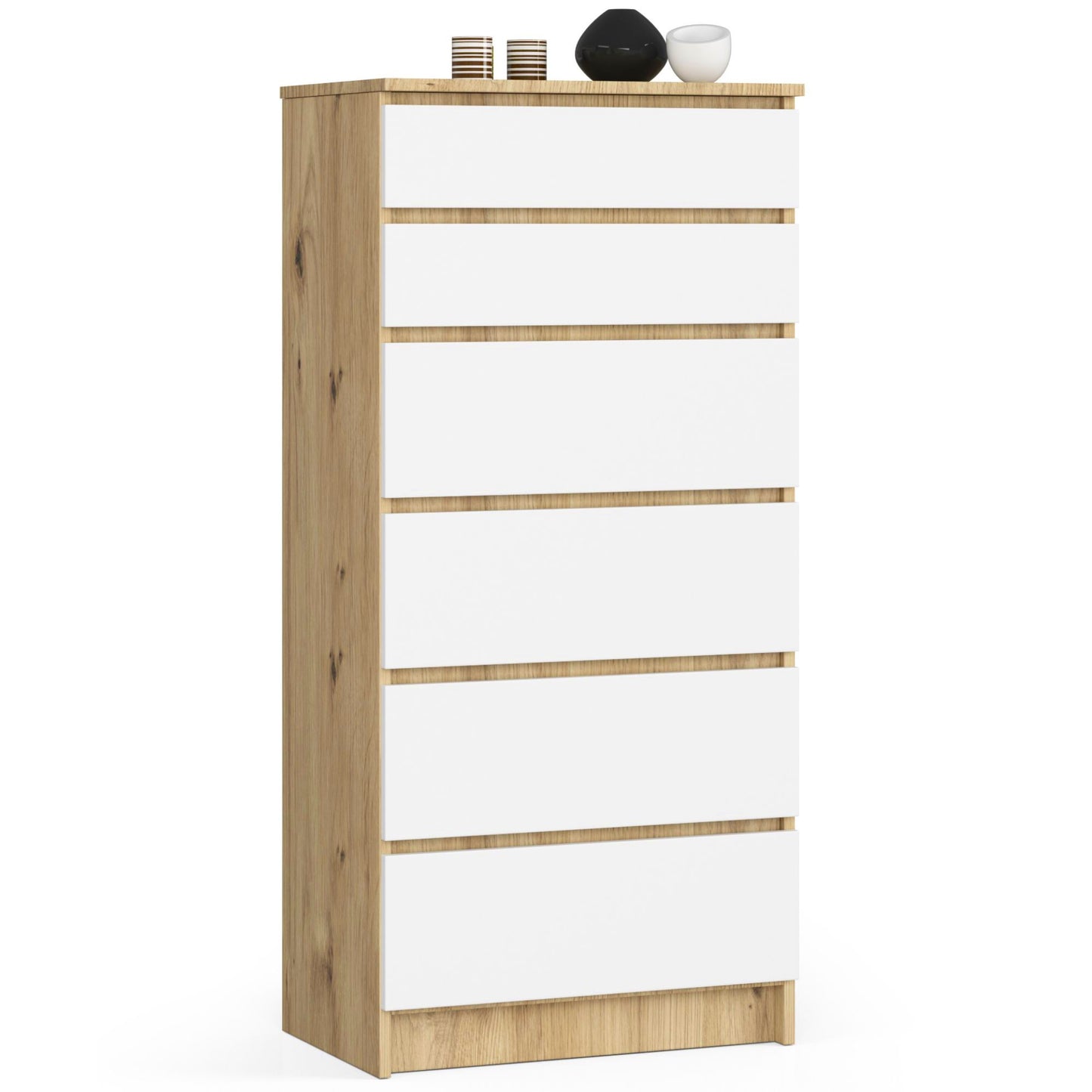 Kommode mit drei Schubladen 60 cm breit, Wohnzimmer, Schlafzimmer, Flur, Schrank, Sideboard, Highboard, viel Stauraum