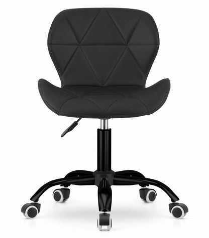 Chaise pivotante pour chambre d'enfant ou bureau réglable en hauteur Hauteur d'assise ergonomique, base à 5 rayons sur roulettes en caoutchouc pour une mobilité fluide Rotation à 360 degrés