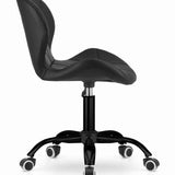 Drehstuhl für Kinderzimmer oder Büro höhenverstellbar Ergonomischer Sitzhöhe, 5-Speichen-Fußkreuz auf Gummirädern für reibungslose Mobilität 360-Grad-Drehung