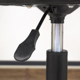 Drehstuhl für Kinderzimmer oder Büro höhenverstellbar Ergonomischer Sitzhöhe, 5-Speichen-Fußkreuz auf Gummirädern für reibungslose Mobilität 360-Grad-Drehung