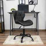 Drehstuhl für Kinderzimmer oder Büro höhenverstellbar Ergonomischer Sitzhöhe, 5-Speichen-Fußkreuz auf Gummirädern für reibungslose Mobilität 360-Grad-Drehung
