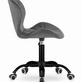Drehstuhl für Kinderzimmer oder Büro höhenverstellbar Ergonomischer Sitzhöhe, 5-Speichen-Fußkreuz auf Gummirädern für reibungslose Mobilität 360-Grad-Drehung