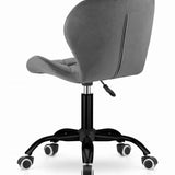Drehstuhl für Kinderzimmer oder Büro höhenverstellbar Ergonomischer Sitzhöhe, 5-Speichen-Fußkreuz auf Gummirädern für reibungslose Mobilität 360-Grad-Drehung