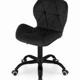 Drehstuhl für Kinderzimmer oder Büro höhenverstellbar Ergonomischer Sitzhöhe, 5-Speichen-Fußkreuz auf Gummirädern für reibungslose Mobilität 360-Grad-Drehung