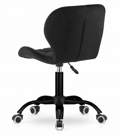 Chaise pivotante pour chambre d'enfant ou bureau réglable en hauteur Hauteur d'assise ergonomique, base à 5 rayons sur roulettes en caoutchouc pour une mobilité fluide Rotation à 360 degrés