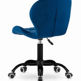 Drehstuhl für Kinderzimmer oder Büro höhenverstellbar Ergonomischer Sitzhöhe, 5-Speichen-Fußkreuz auf Gummirädern für reibungslose Mobilität 360-Grad-Drehung
