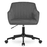 Drehstuhl mit verstellbarer Sitzhöhe, ergonomisches Design für Heimstudios und Kinderzimmer, mit langlebigem 5-Arm-Metallgestell auf Rädern, perfekt für stundenlangen Gebrauch