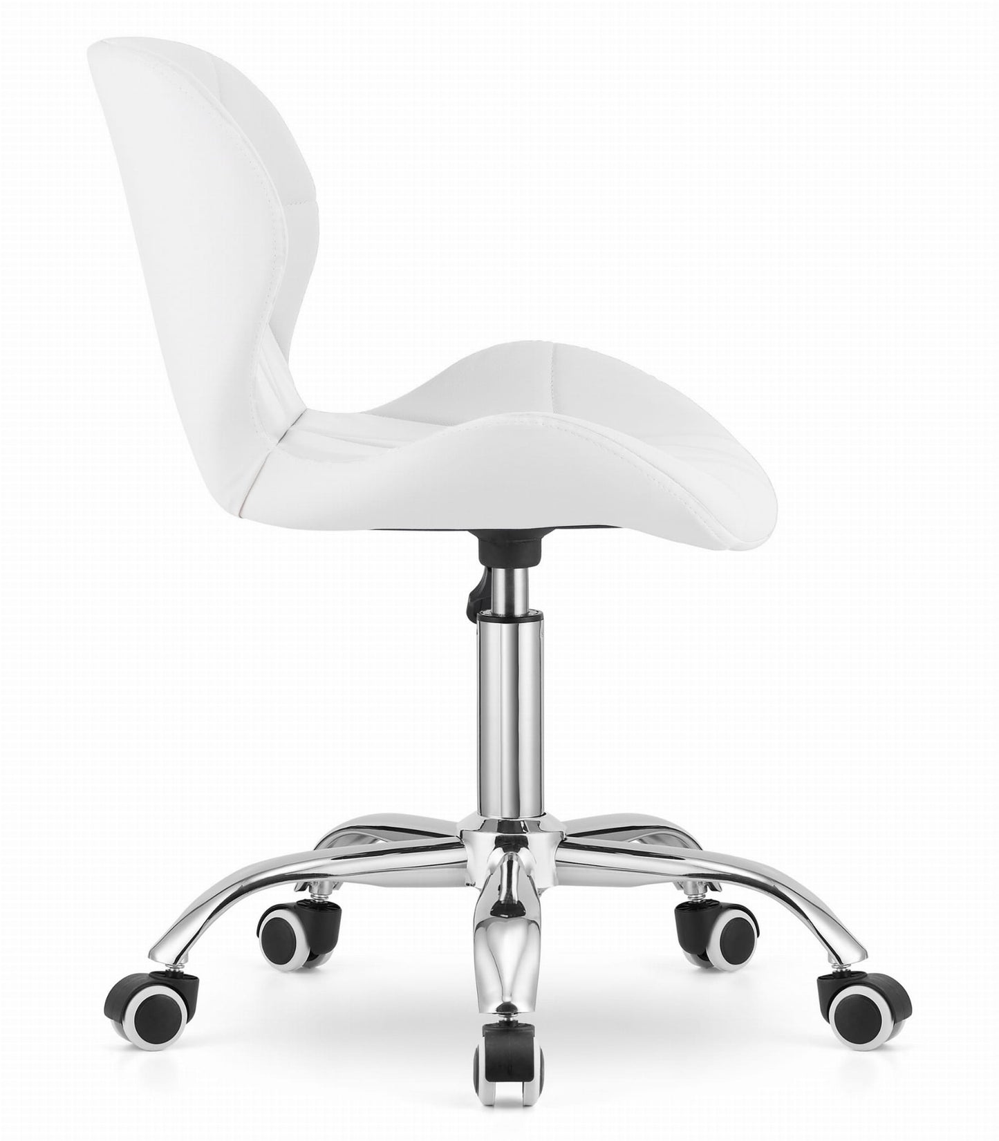 Chaise pivotante chaise de bureau chaise de bureau rembourrée en simili cuir ou velours | Réglable en hauteur avec siège ergonomique