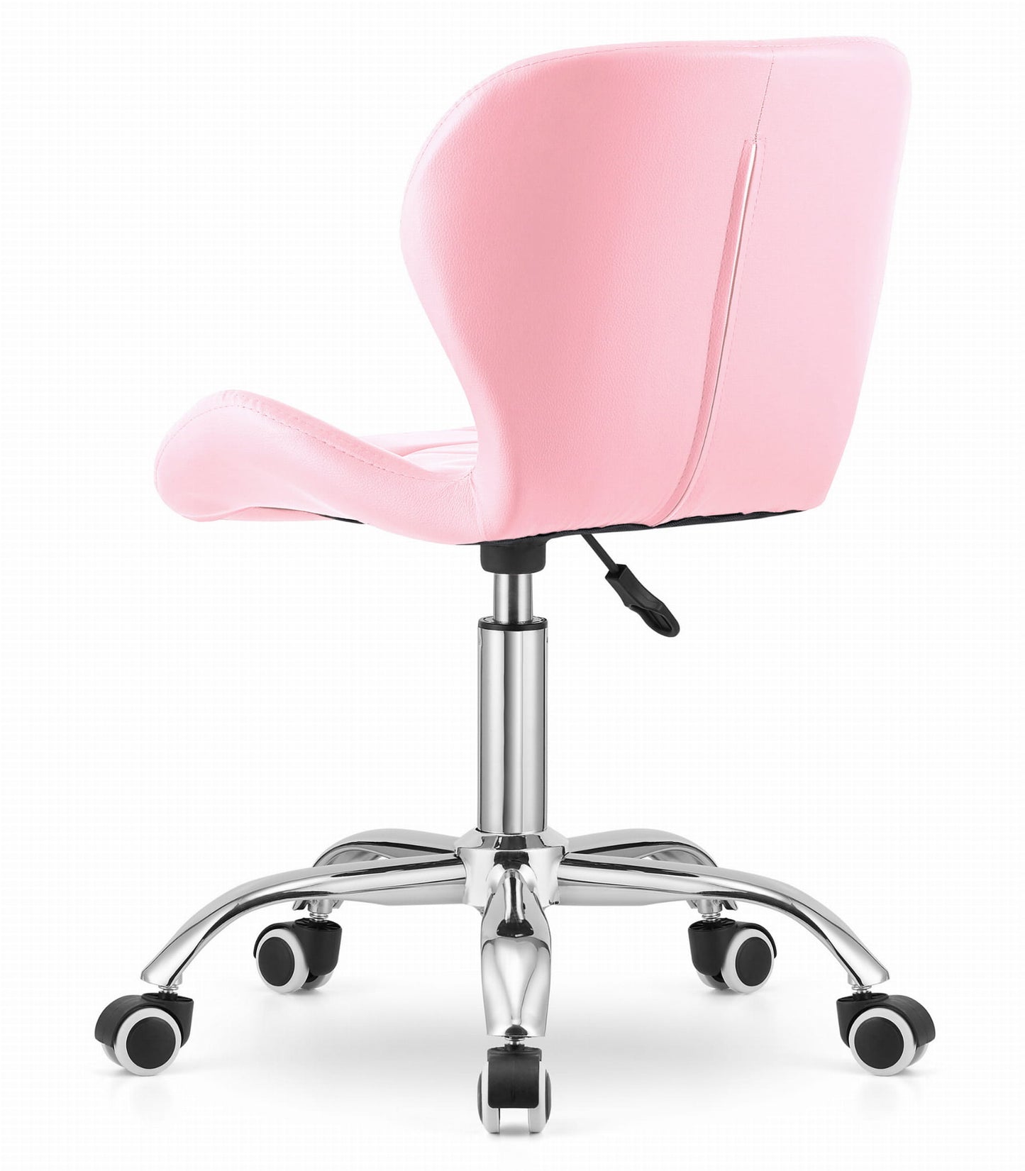 Chaise pivotante chaise de bureau chaise de bureau rembourrée en simili cuir ou velours | Réglable en hauteur avec siège ergonomique