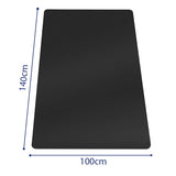 Schutzmatte strapazierfähig 140 x 100 cm - Hochwertiges Polypropylen, ideal für den Bodenschutz, kratz- und abriebfest, blickdicht, matte Oberfläche, perfekt für den Heimgebrauch