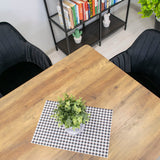Esszimmerstuhl Küchenstuhl Bürostuhl Stuhl Sitzmaterial aus Samt mit schwarzen Metallbeinen, 120 kg Sitzlast Bequem Home Office Stuhl, schwarze Beine
