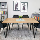 Esszimmerstuhl Küchenstuhl Bürostuhl Stuhl Sitzmaterial aus Samt mit schwarzen Metallbeinen, 120 kg Sitzlast Bequem Home Office Stuhl, schwarze Beine
