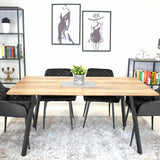 Esszimmerstuhl Küchenstuhl Bürostuhl ergonomischer Stuhl, Samt gepolstert, perfekt für Wohnzimmer, Büro, Schlafzimmer oder Esszimmer, maximale Belastung 120 kg schwarze Metallbeine