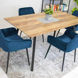 Esszimmerstuhl Küchenstuhl Bürostuhl ergonomischer Stuhl, Samt gepolstert, perfekt für Wohnzimmer, Büro, Schlafzimmer oder Esszimmer, maximale Belastung 120 kg schwarze Metallbeine