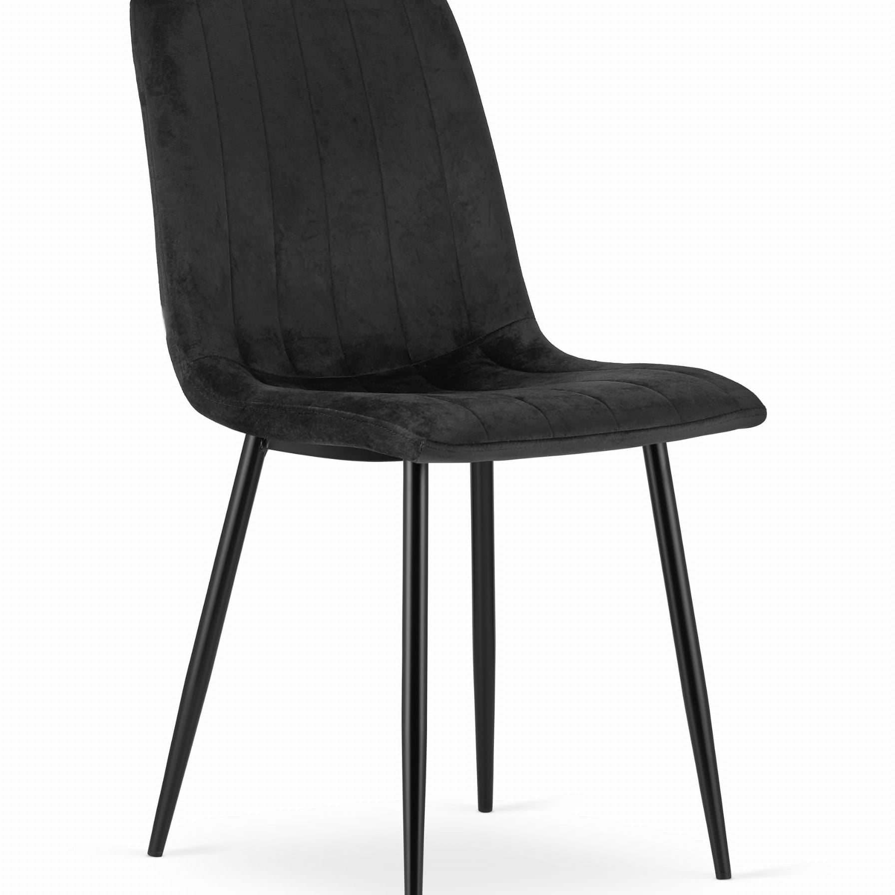 Ensemble de 1, 2 ou 4 chaises tapissées, chaises de salle à manger, chaises de salon, tapissées, disponible en plusieurs coloris
