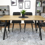 Esszimmerstuhl Wohnzimmerstuhl Stuhl mit Velourssitz und schwarzen Metallbeinen, ideal für Wohnzimmer, Büro, Arbeitszimmer und Schlafzimmer 120 kg Belastbarkeit