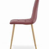 Esszimmerstuhl Wohnzimmerstuhl Stuhl mit Velourssitz und schwarzen Metallbeinen, ideal für Wohnzimmer, Büro, Arbeitszimmer und Schlafzimmer 120 kg Belastbarkeit
