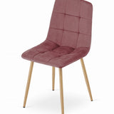 Esszimmerstuhl Wohnzimmerstuhl Stuhl mit Velourssitz und schwarzen Metallbeinen, ideal für Wohnzimmer, Büro, Arbeitszimmer und Schlafzimmer 120 kg Belastbarkeit