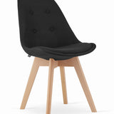 Esszimmerset mit Esstisch 120x80 cm und 4 Stühlen Rechteckiger Tisch Esstisch mit 4 ergonomischen Stühlen Komplettset Ideal für Wohnzimmer, Küche oder Esszimmer - Modernes Design, hochwertig