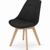 Esszimmerset mit Esstisch 120x80 cm und 4 Stühlen Rechteckiger Tisch Esstisch mit 4 ergonomischen Stühlen Komplettset Ideal für Wohnzimmer, Küche oder Esszimmer - Modernes Design, hochwertig