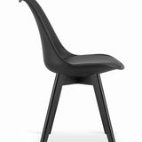 Ensemble de salle à manger avec table à manger et 4 chaises, table carrée 80x80 &amp; 120x80 cm et 4 chaises ergonomiques, idéal pour salon, cuisine et salle à manger Design moderne