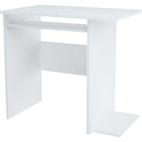 Schreibtisch mit Regalen stabil Computertisch – 74x 80 x 50 cm – Ideal für Home Office, Schlafzimmer, Wohnzimmer oder Kinderzimmer, aus langlebiger laminierter Platte mit matter Oberfläche