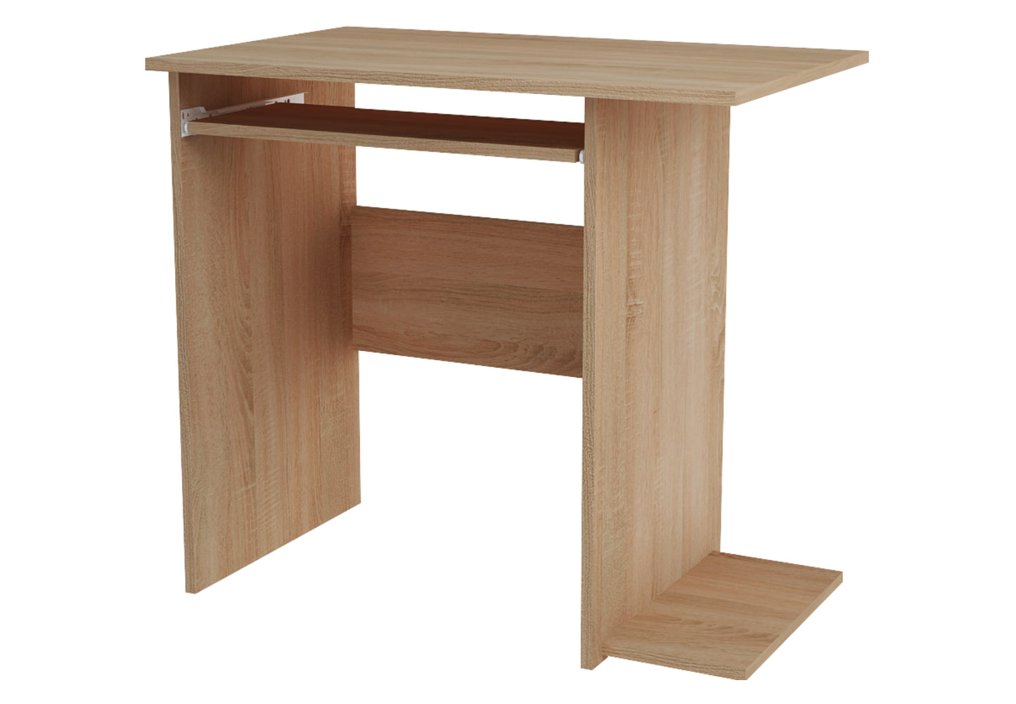 Schreibtisch mit Regalen stabil Computertisch – 74x 80 x 50 cm – Ideal für Home Office, Schlafzimmer, Wohnzimmer oder Kinderzimmer, aus langlebiger laminierter Platte mit matter Oberfläche