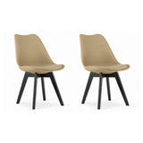 Chaise de salle à manger chaise de salon 4x, 2x ou 1x, chaise coque confortable et stable en 11 couleurs différentes