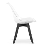 Chaise de salle à manger chaise de salon 4x, 2x ou 1x, chaise coque confortable et stable en 11 couleurs différentes