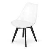 Chaise de salle à manger chaise de salon 4x, 2x ou 1x, chaise coque confortable et stable en 11 couleurs différentes
