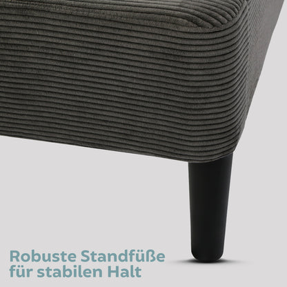 Bett 140x200 und 160x200 cm, Polsterbett mit Lattenrost, Bettgestell 140x200 & 160x200 cm, Doppelbett mit weichem Cord & Samt bezug und gepolstertem Kopfteil, robustes Gestell, hoher Liegekomfort