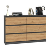 Kommode mit Schubladen, Schlafzimmer Flur Nachttisch, Schrank, Sideboard, Highboard
