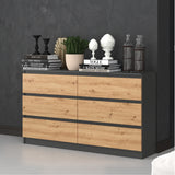 Kommode mit Schubladen, Schlafzimmer Flur Nachttisch, Schrank, Sideboard, Highboard