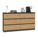 Kommode mit Schubladen, Schlafzimmer Flur Nachttisch, Schrank, Sideboard, Highboard