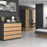 Kommode mit Schubladen, Schlafzimmer Flur Nachttisch, Schrank, Sideboard, Highboard