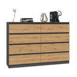 Kommode mit Schubladen, Schlafzimmer Flur Nachttisch, Schrank, Sideboard, Highboard