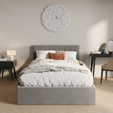 Polsterbett 140x200 & 160x200 cm mit Stauraum und Lattenrost Doppelbett mit hydraulischem Bettkasten Gepolstertes Bett Bed Stauraumbett Stabiler Bettrahmen Samt